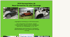 Desktop Screenshot of dkw-karosseriebau.de