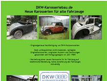 Tablet Screenshot of dkw-karosseriebau.de